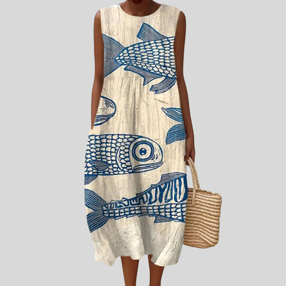 Mathilde - Fließendes und bequemes Kleid