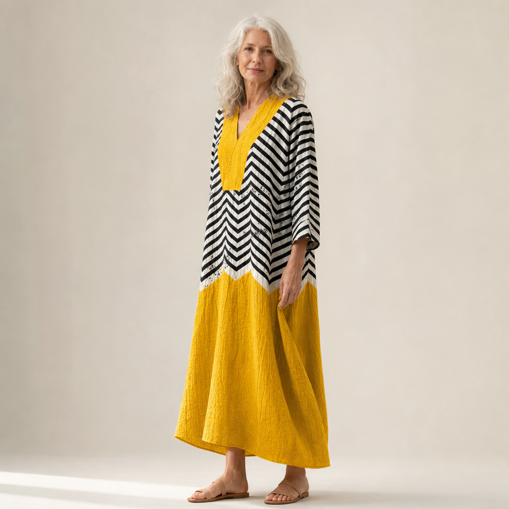 Mia - Flatterndes bedrucktes Sommerkleid
