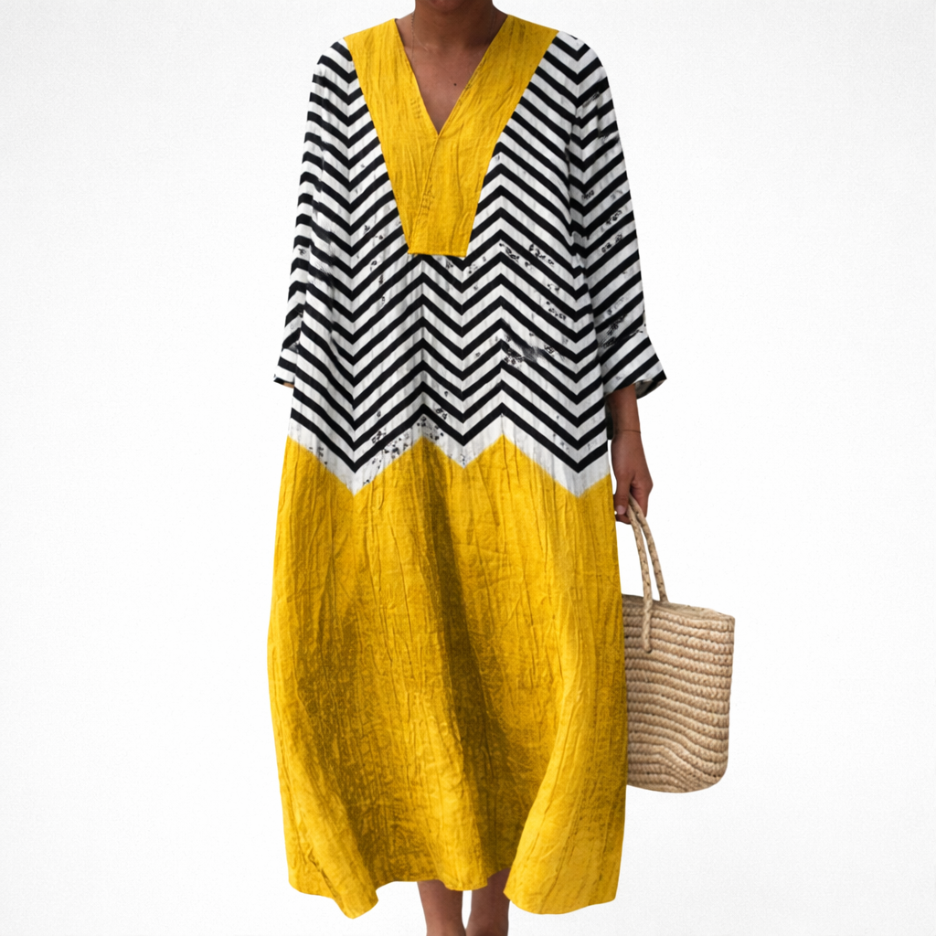Mia - Flatterndes bedrucktes Sommerkleid