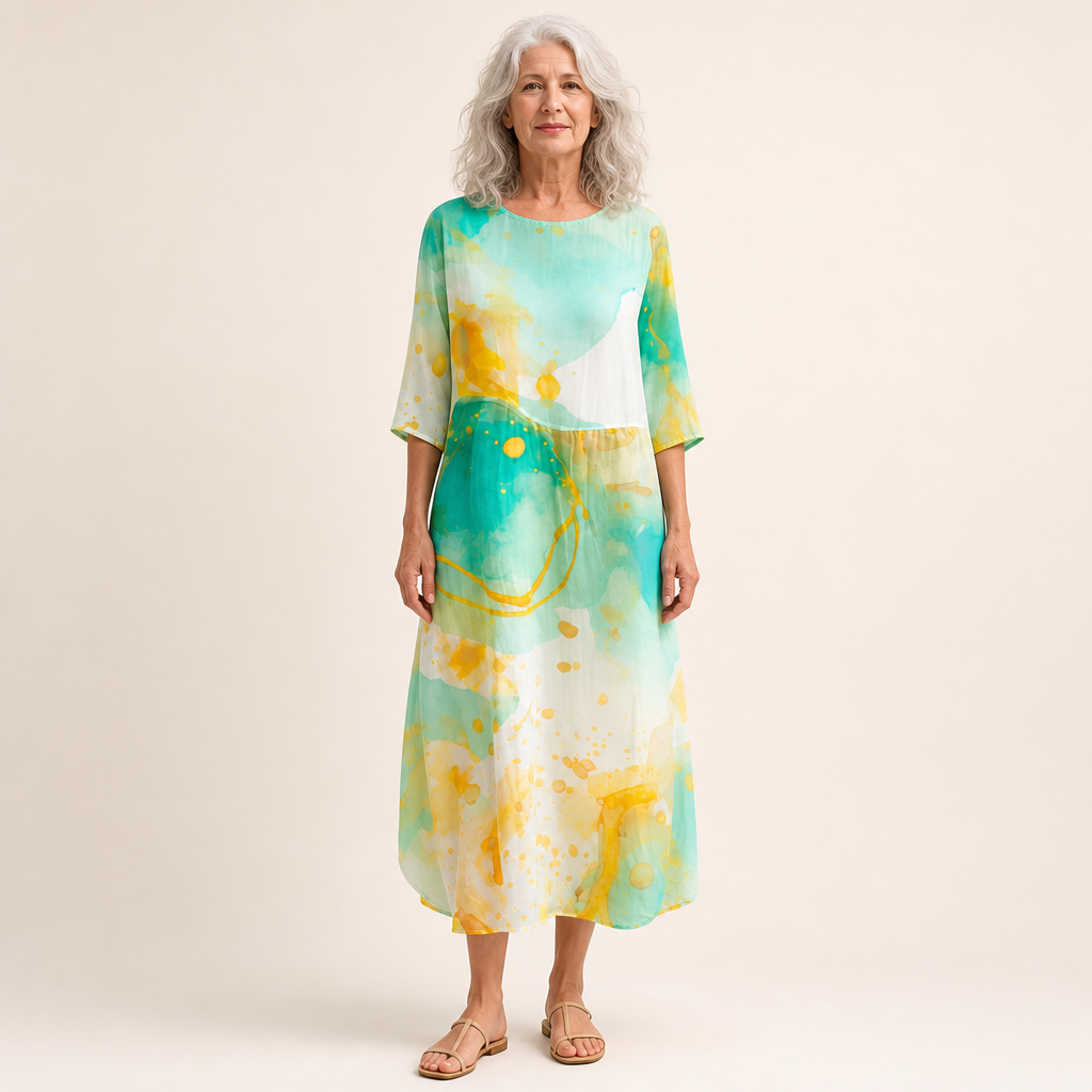 Mireille - Langes, fließendes, schickes und bequemes Kleid