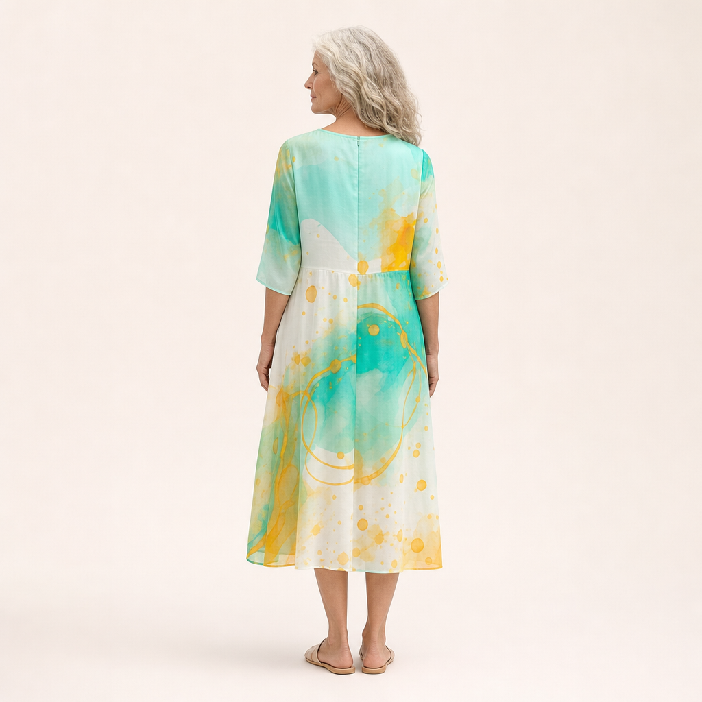 Mireille - Langes, fließendes, schickes und bequemes Kleid