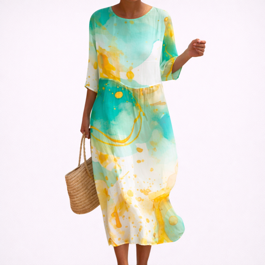 Mireille - Langes, fließendes, schickes und bequemes Kleid