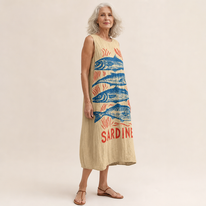 Noémie - Fließendes und bequemes Kleid