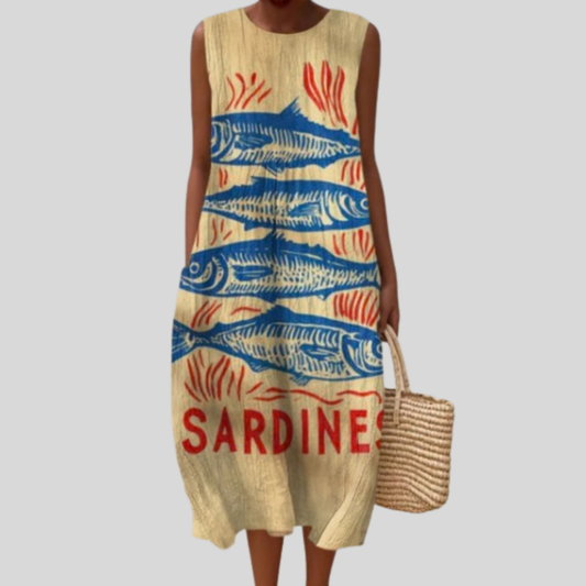 Noémie - Fließendes und bequemes Kleid