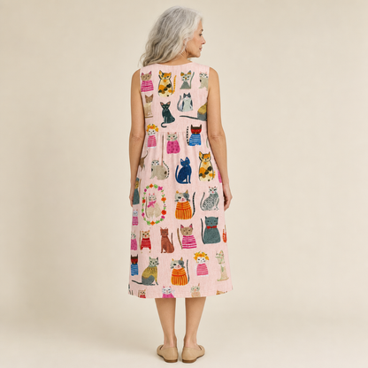 Océane - Bequemes Sommerkleid ohne Ärmel