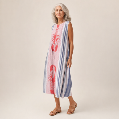 Ombline - Fließendes und bequemes Kleid