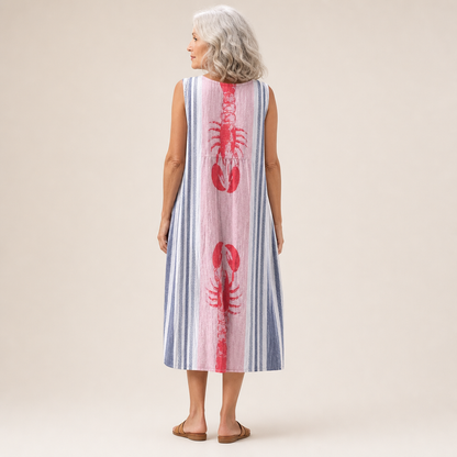 Ombline - Fließendes und bequemes Kleid