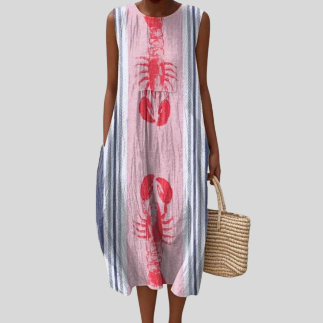 Ombline - Fließendes und bequemes Kleid