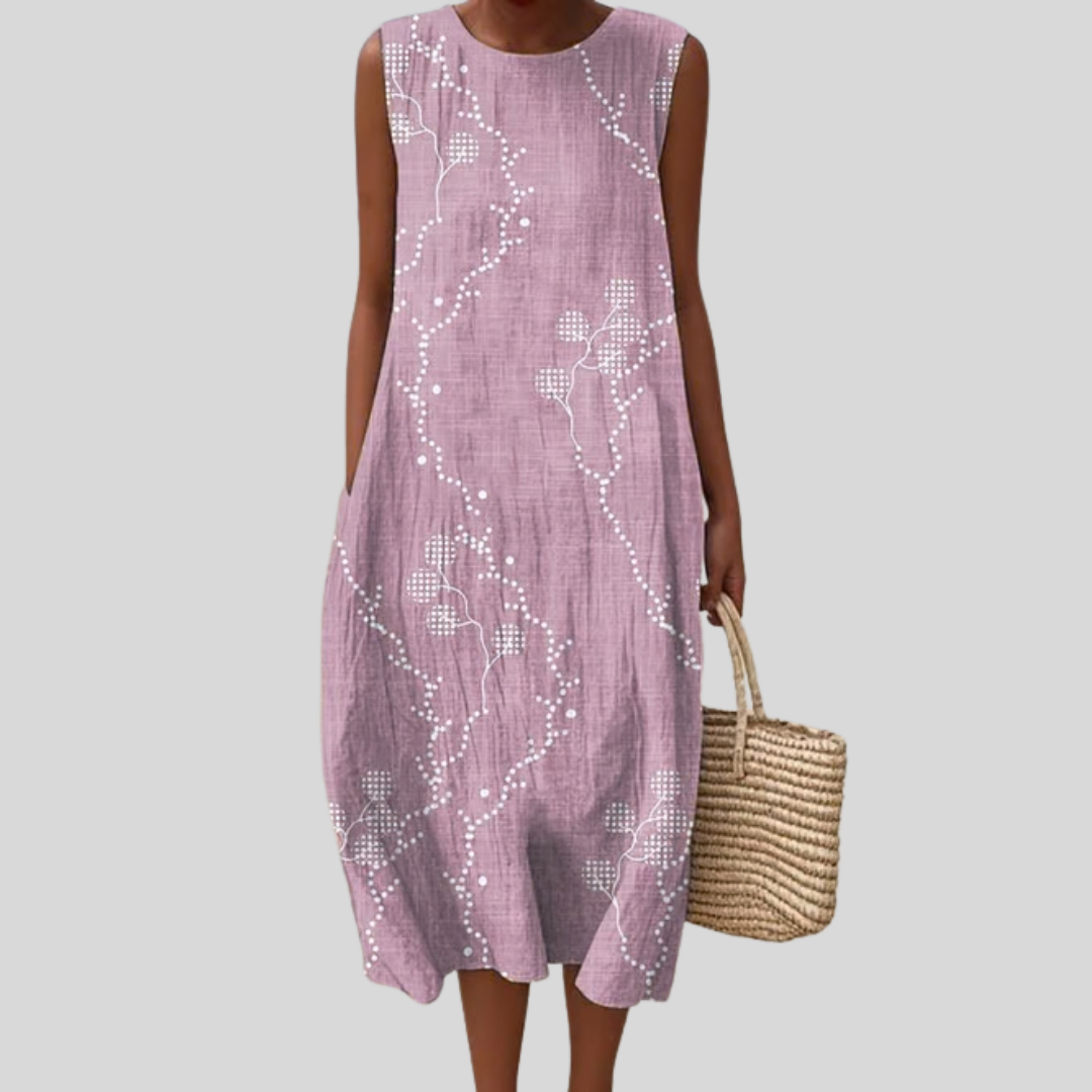 Quiterie - Fließendes und bequemes Kleid