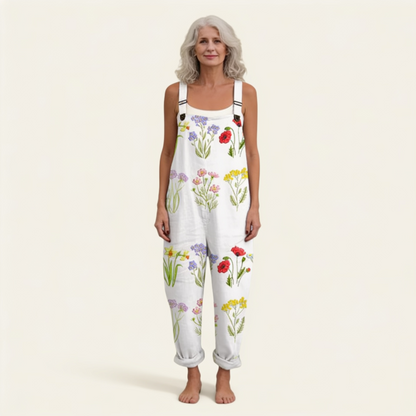 Rebecca | Latzhose mit wilden Bohemian-Blumen