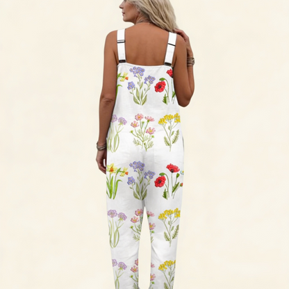 Rebecca | Latzhose mit wilden Bohemian-Blumen
