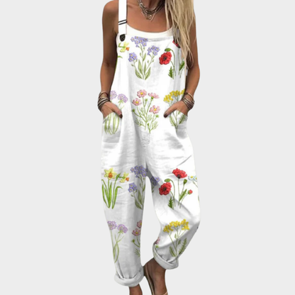 Rebecca | Latzhose mit wilden Bohemian-Blumen