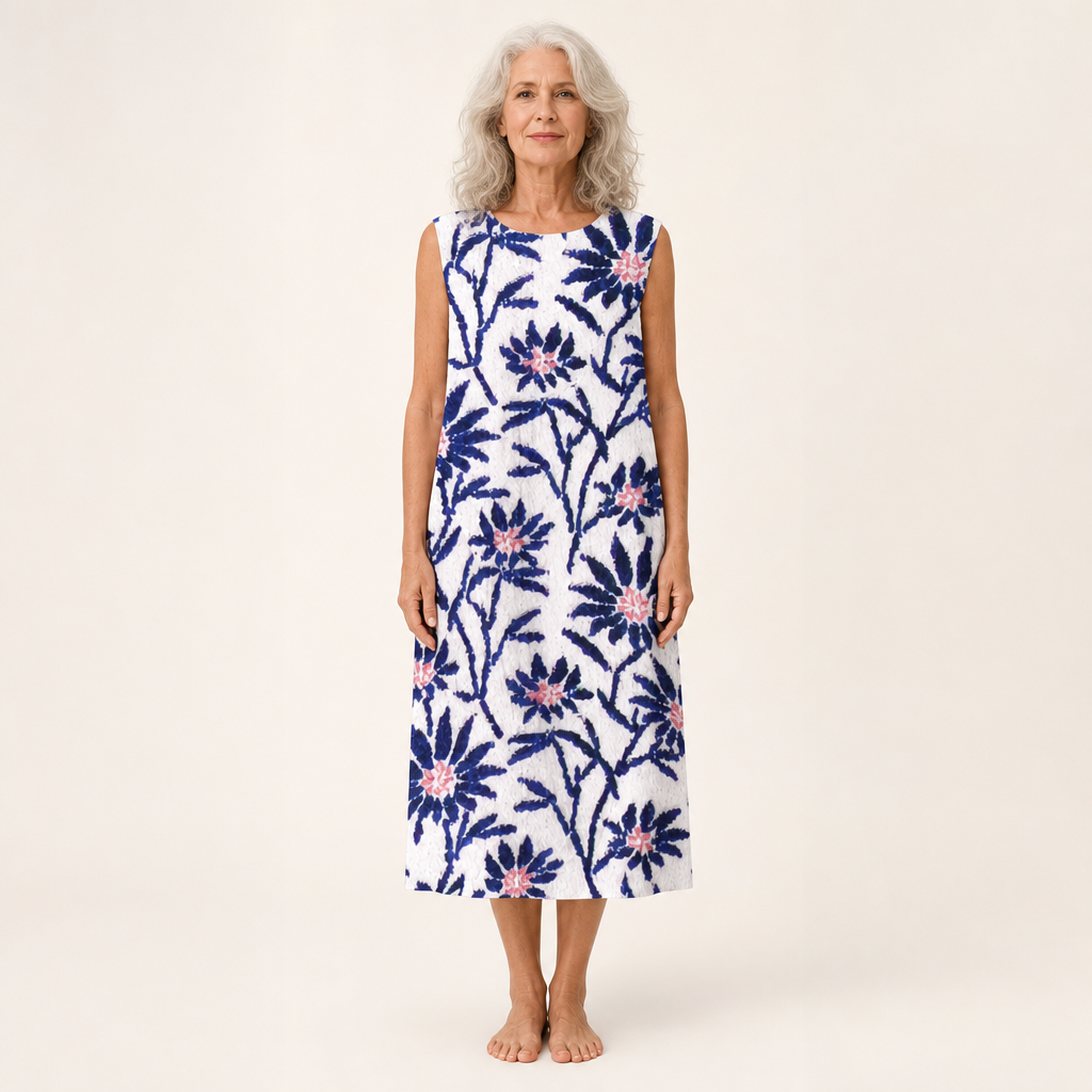 Remie - Bequemes Sommerkleid ohne Ärmel