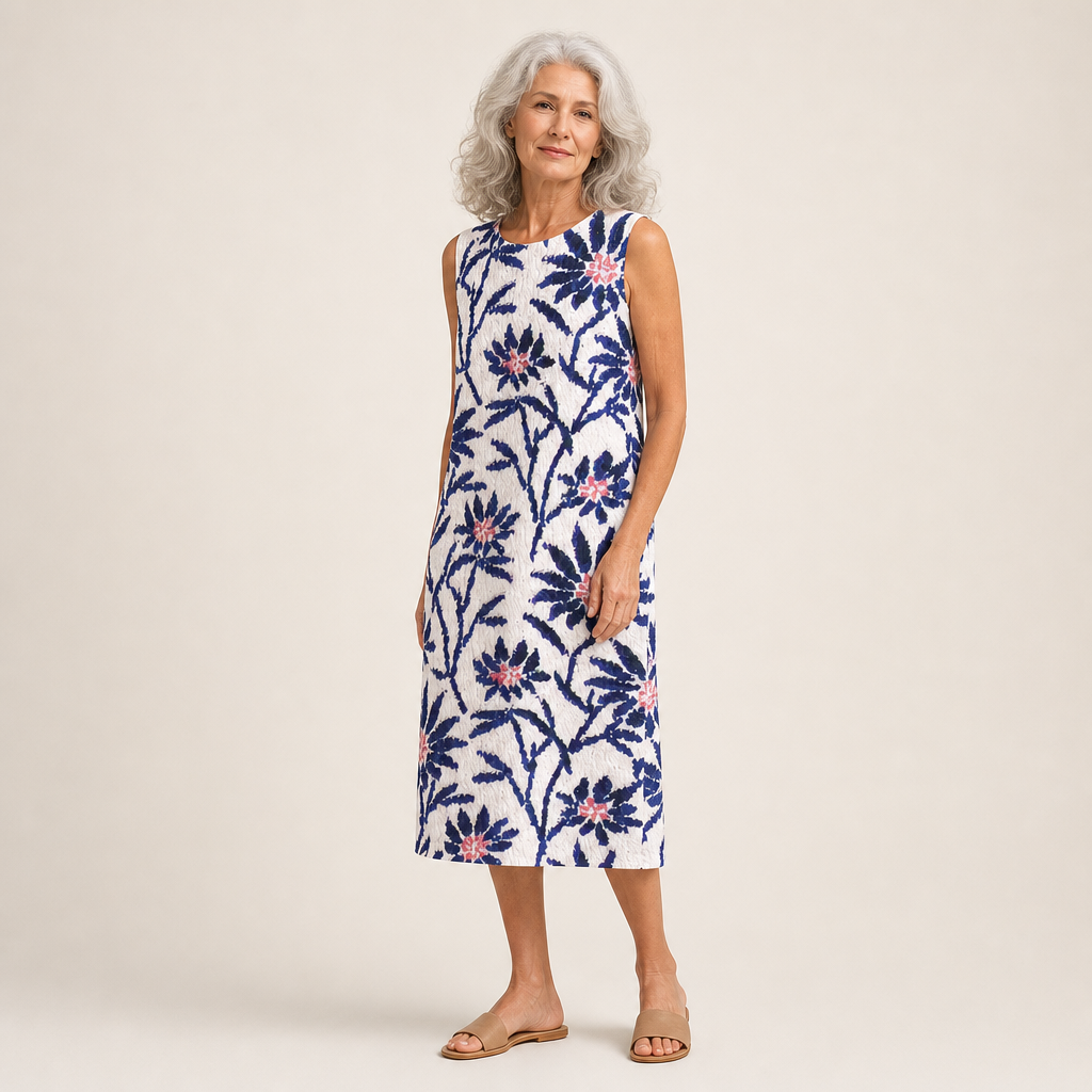Remie - Bequemes Sommerkleid ohne Ärmel