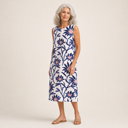 Remie - Bequemes Sommerkleid ohne Ärmel