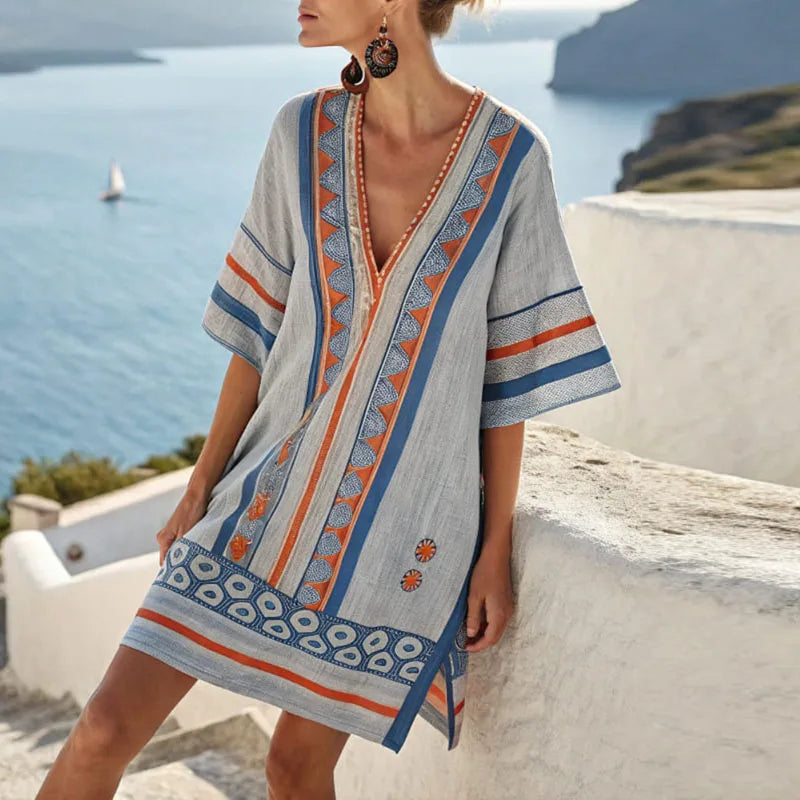 Maxikleid aus fließendem Leinen