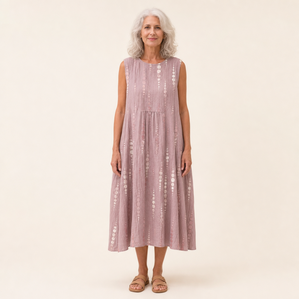 Sasha - Bequemes Sommerkleid ohne Ärmel