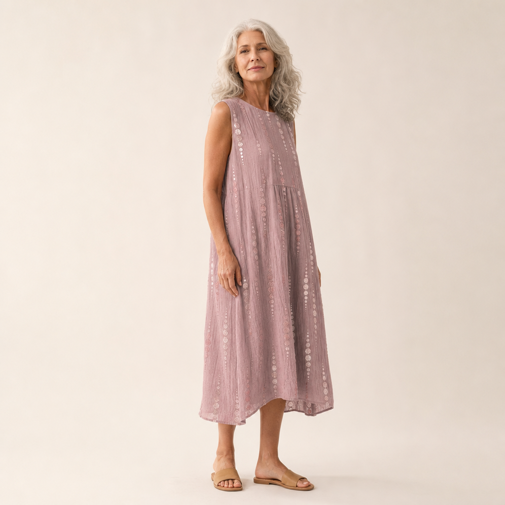 Sasha - Bequemes Sommerkleid ohne Ärmel
