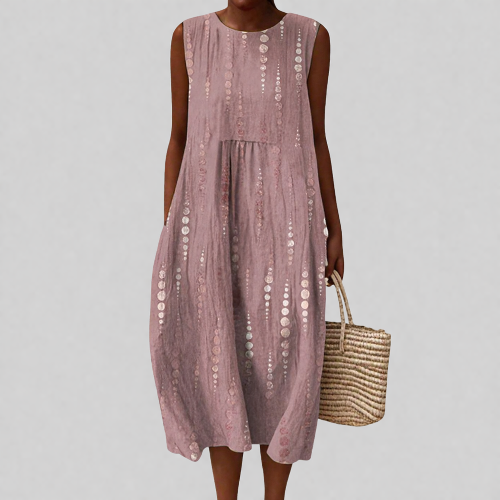 Sasha - Bequemes Sommerkleid ohne Ärmel