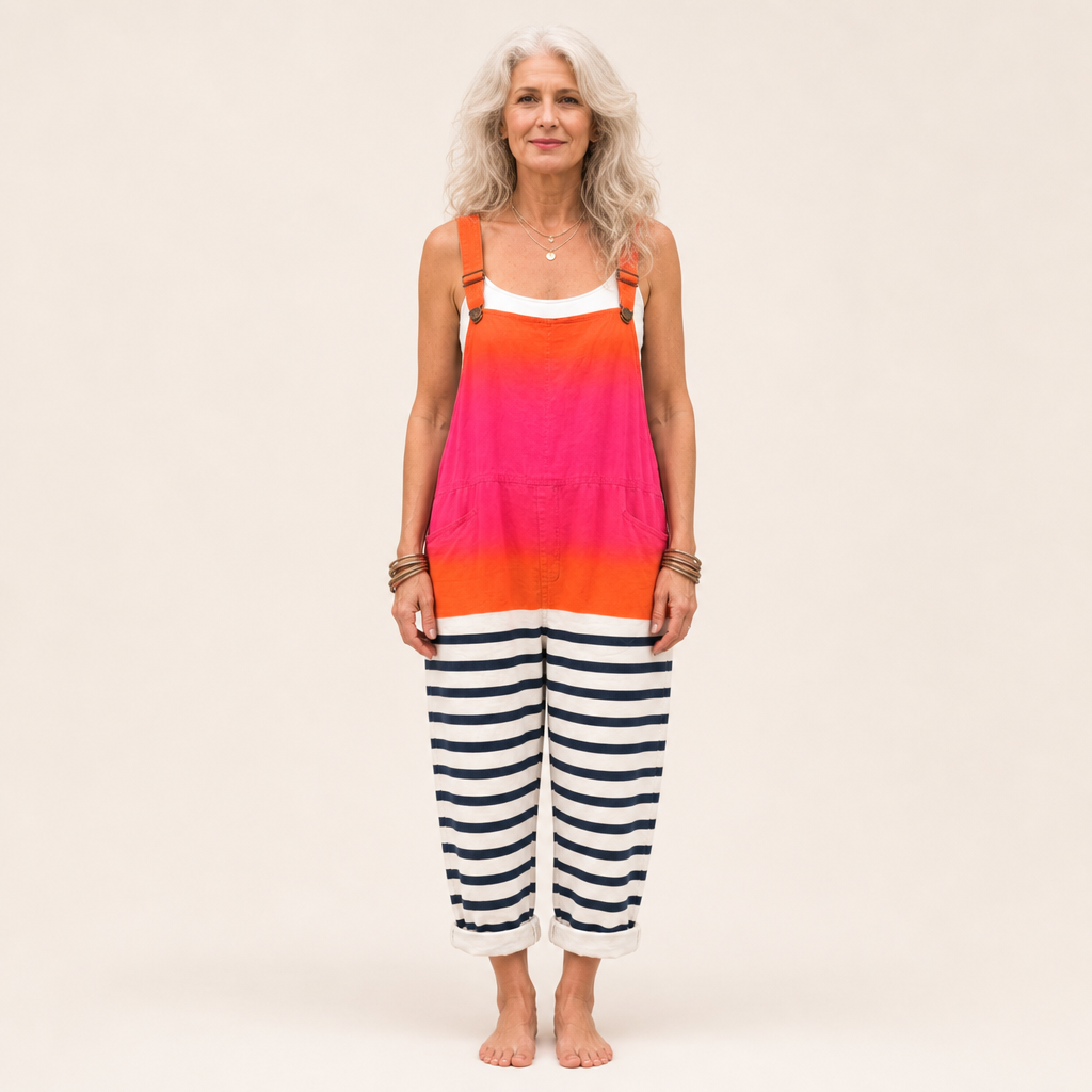 Susanne | Latzhose mit marineblauem Farbverlauf