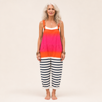 Susanne | Latzhose mit marineblauem Farbverlauf