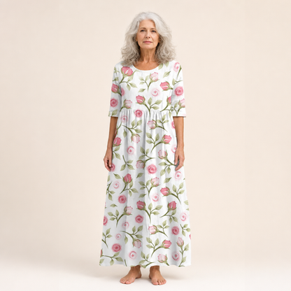 Thais - Langes, fließendes, schickes und bequemes Kleid