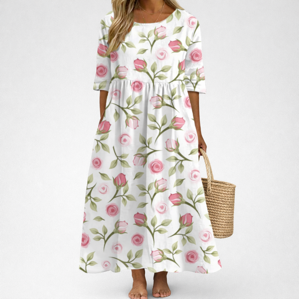 Thais - Langes, fließendes, schickes und bequemes Kleid