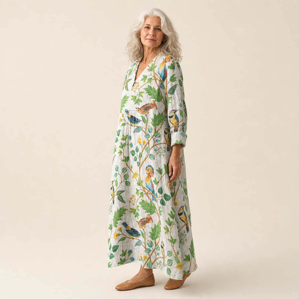 Valentine - Flatterndes bedrucktes Sommerkleid