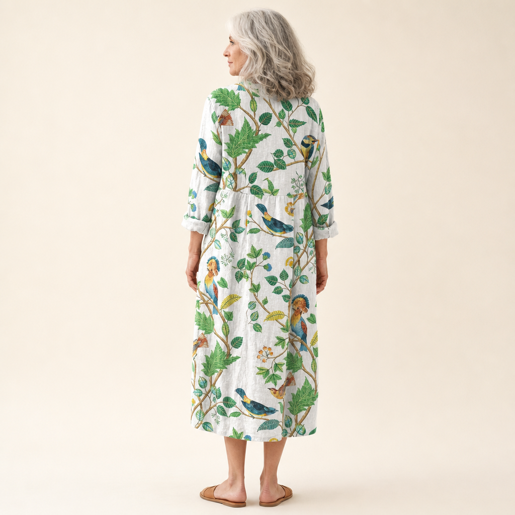 Valentine - Flatterndes bedrucktes Sommerkleid