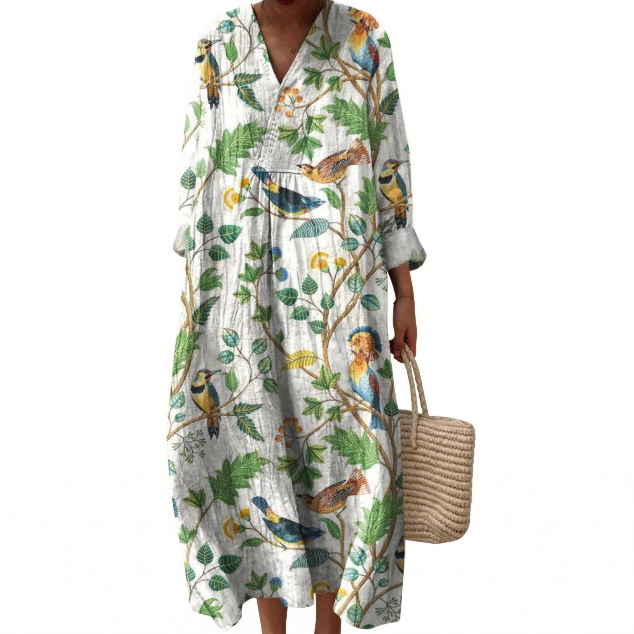 Valentine - Flatterndes bedrucktes Sommerkleid