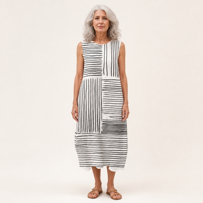 Vivienne - Bequemes Sommerkleid ohne Ärmel