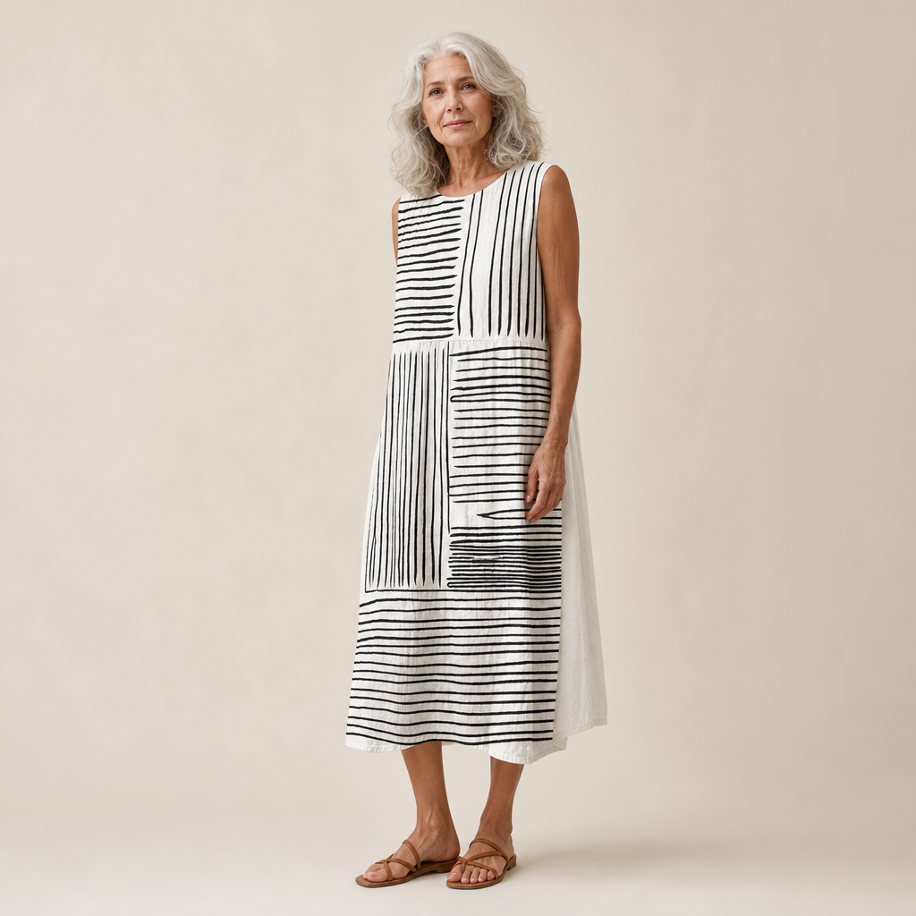 Vivienne - Bequemes Sommerkleid ohne Ärmel