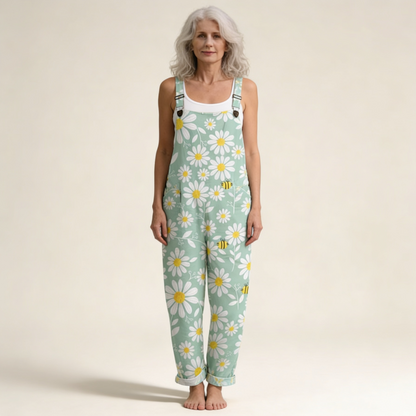 Wendy | Latzhose mit strahlenden Margeriten