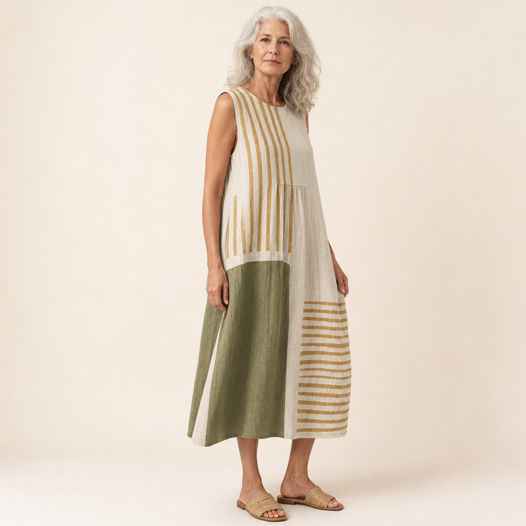 Zélie - Bequemes Sommerkleid ohne Ärmel