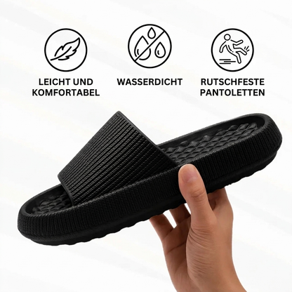 Wolkentritt™ | Dämpfende Komfort-Pantoletten für jeden Tag