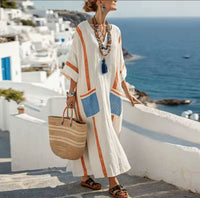 Orange und Marineblau